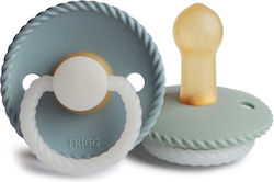 Frigg Rope Pacifiers Rubber Night Stone Blue/Sa...