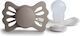 Frigg Ορθοδοντικές Πιπίλες Σιλικόνης Portobello/Cream για 6-18 μηνών 2τμχ