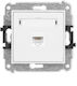 Mecanism Priză de Rețea Mini Simplă 1xrj45 Cat 5e 8-Pini Alb Mat 25mgk-1