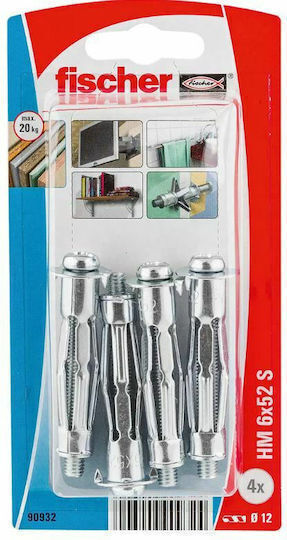 Hm S Metal Drywall Anchor Screw Blister Fischer Hellas 5*52