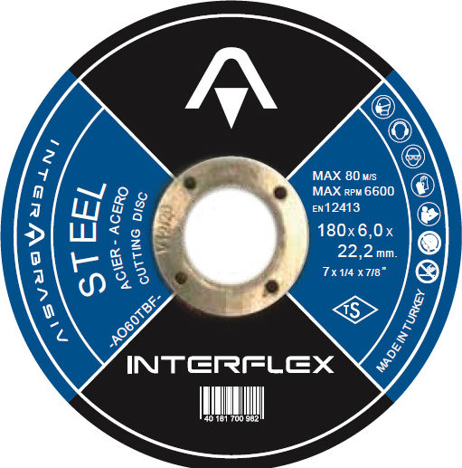 Abrasive Cutting Disc Flat Steel 230x3.0x22.23