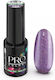 Excellent Pro Semi-Permanent Nail Polish 104 Lavender Shimmer with Glitter Cat Eye 7gr 1pcs