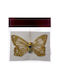Goldene Kunststoff Schmetterling 25304