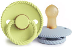 Frigg Rope Πιπίλες Καουτσούκ Green Tea/Powder Blue για 0-6 μηνών 2τμχ Frigg Rope Πιπίλες Καουτσούκ Green Tea/Powder Blue για 0-6 μηνών 2τμχ