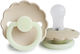 Frigg Daisy Πιπίλες Καουτσούκ Νυκτός Cream/Croi...