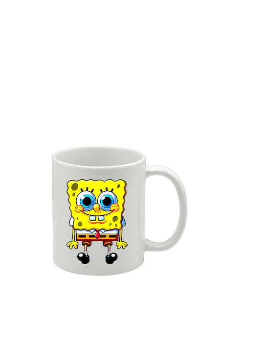 White Mug SpongeBob SquarePants