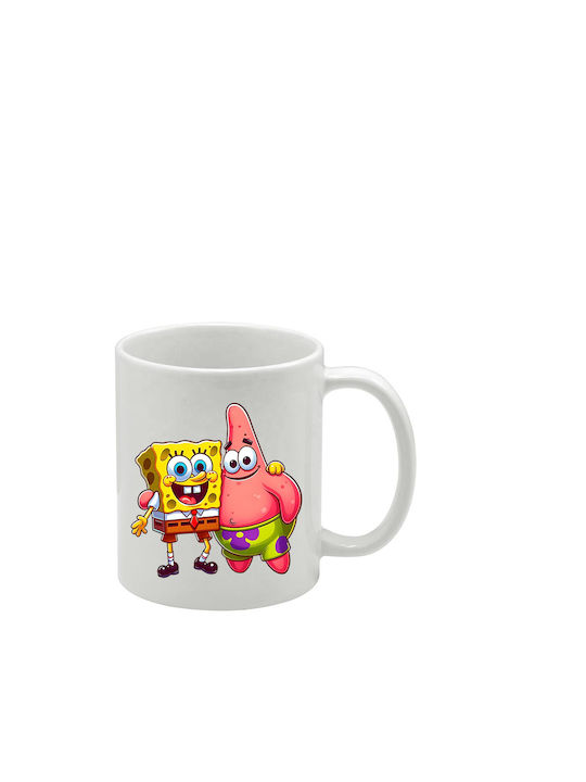 White Mug SpongeBob SquarePants