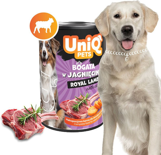 Uniq Υγρή Τροφή Σκύλων με Αρνί 375gr