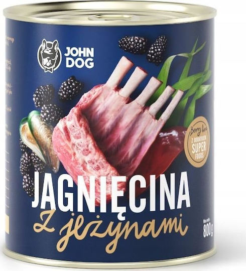 John Dog Wet Food Dogs with Lamb and Meat 800gr