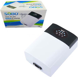 Mini Aquarium Air Pump Ac Dc 12w Air Output 2x5 L M Sobo Air Pumps Sb-468 Mini Aquarium Air Pump Ac Dc 12w Air Output 2x5 L M Sobo Air Pumps Sb-468