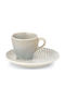 Cryspo Trio Cup Espresso Porcelain Brown 100ml