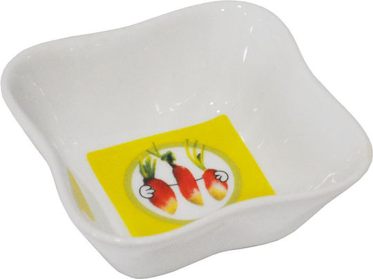 Porzellan Ordnungshüter Weiß W7xL7xH3cm 1Stück
