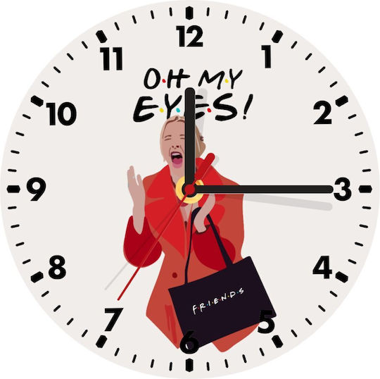 Koupakoupa Friends Wooden Wall Clock Ø20cm KP_32686