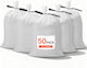 Vevor Trash Bags Reinforced by the Kilo for Rubble 66x40cm 50pcs Beige