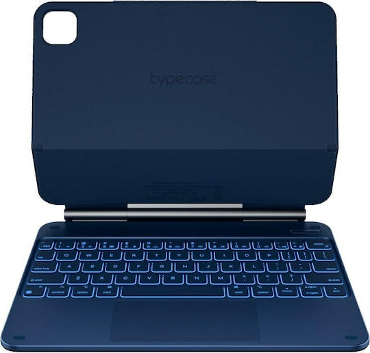 Typecase Калъф Edge Клавиатура iPad Air 11 2024/2025 Pacific Blue Kb206-110-d-pbu-pbu-b-us-v5b