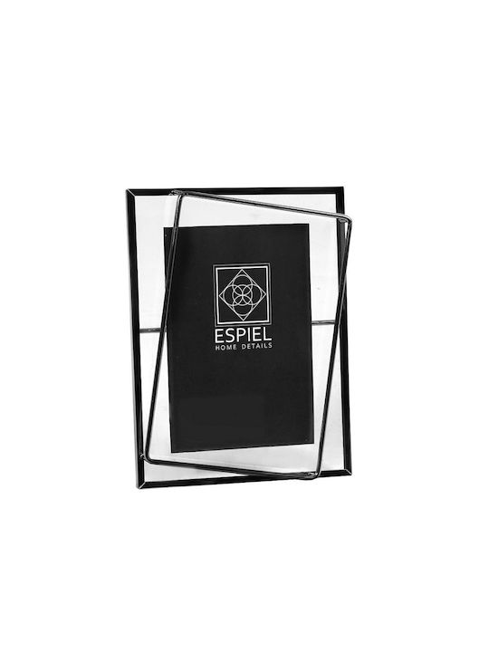 Espiel Metallic Photo Frame With Black Frame