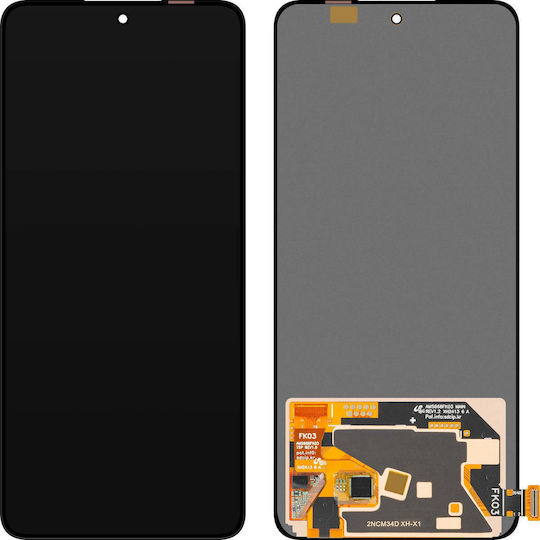 Екран OLED със Сензорен Механизъм за Realme 14, Realme 14T 5G (Черен)