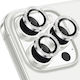 Orso Diamonds Camera Protection Tempered Glass Silver for the iPhone 15 Pro, iPhone 15 Pro Max