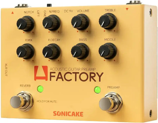 Sonicake A Factory Pedale Fußschalter Nachhall E-Gitarre