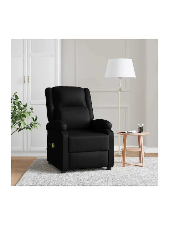 Relax Massage Armchair with Footstool Artificia...