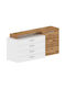 Sideboard Pina mit Schubladen Weiß 147x46x105cm