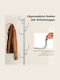 Costway Metallic Coat Rack Silver 175cm