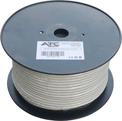 Atc-661 Στροφείο Ftp Cat6 Cca Πλαστικό Γκρι 100m