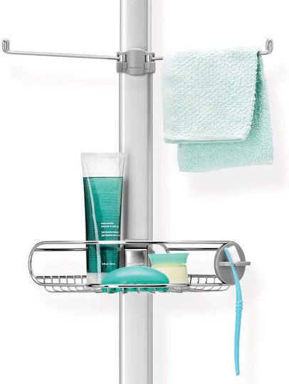 Simplehuman Επιδαπέδια Ραφιέρα Μπάνιου Μεταλλική 23.88x30x274.07cm