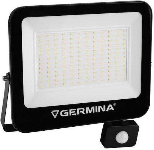 Lumax Προβολέας LED 100W με Αισθητήρα Κίνησης