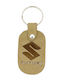 Leather Keychain Olive Suzuki 6301-k