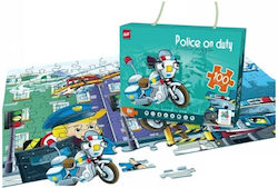 Παιδικό Puzzle Police για 3+ Ετών 100pcs Παιδικό Puzzle Police για 3+ Ετών 100pcs