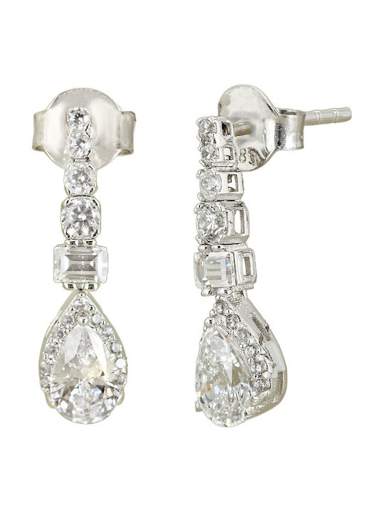 Senzio Belibasakis Ohrringe aus White Gold mit Steinen