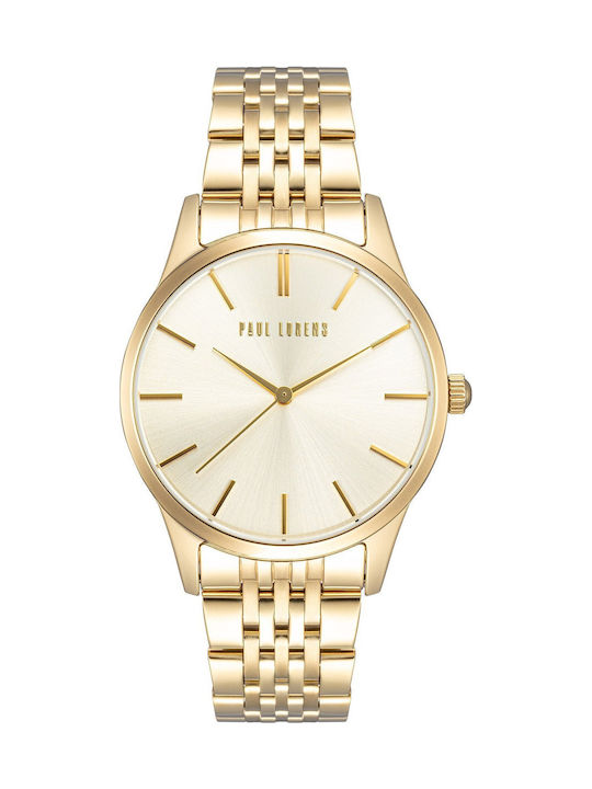 Paul Lorens Women's Watch with Gold Metal Bracelet