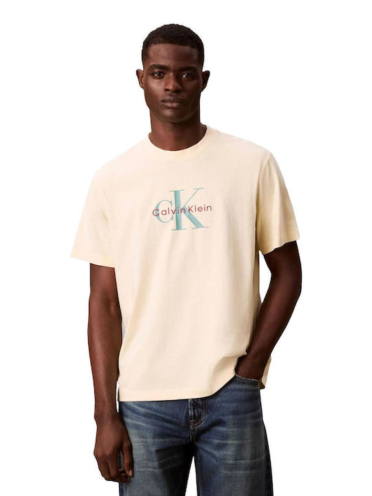 Calvin Klein T-shirt Κιτρινο