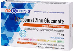 Viogenesis Liposomal Zinc Gluconate 20mg 30 κάψουλες Viogenesis Liposomal Zinc Gluconate 20mg 30 κάψουλες