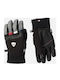Gray Leder Handschuhe