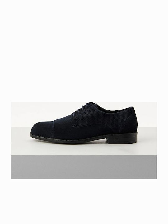Men's Leather Dress Shoes Blue