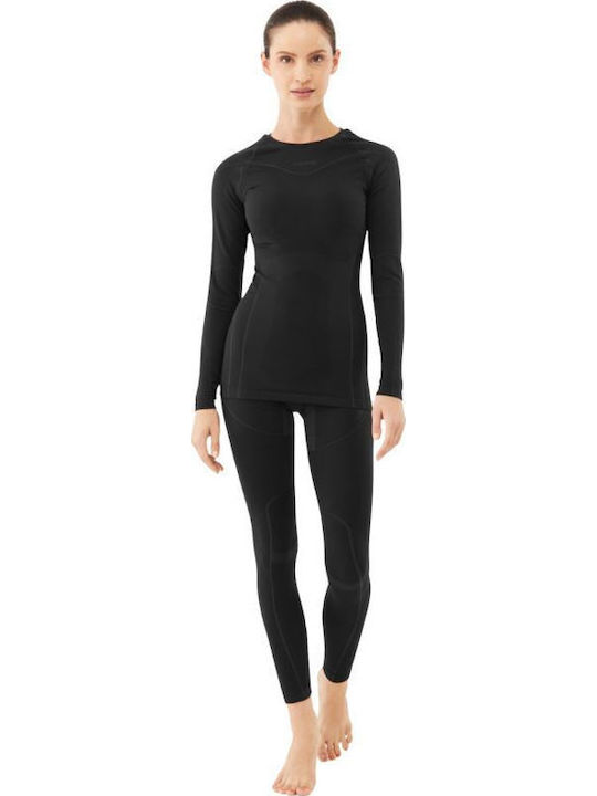 Viking Damen Thermo Set Schwarz