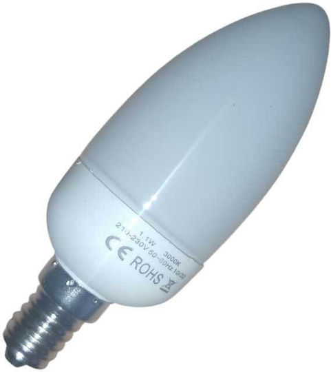 Astralux LED Bulb 1W for Socket E14 Warm White