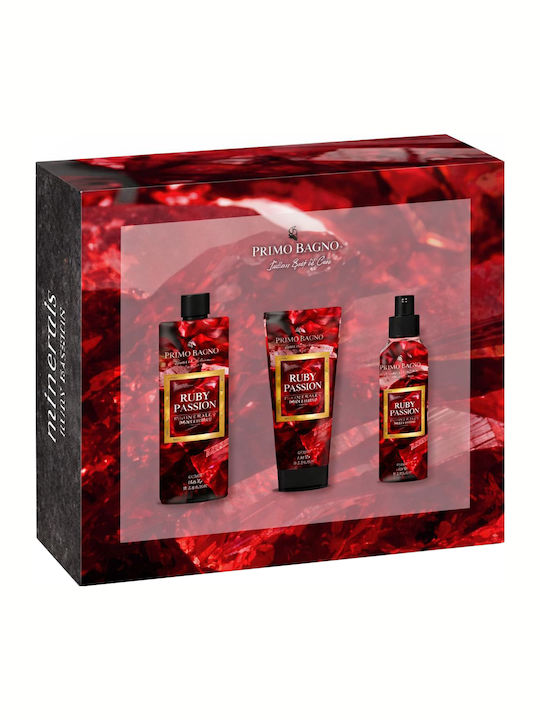 Ruby Passion Skin Care Set for Body Cleaning 3pcs