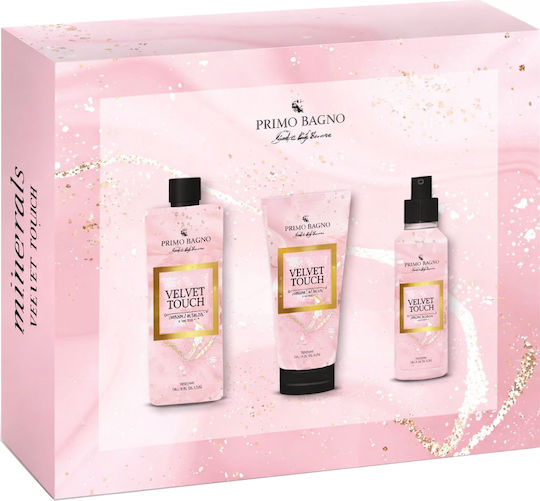 Primo Bagno Velvet Σετ Περιποίησης για Καθαρισμό Σώματος 3τμχ