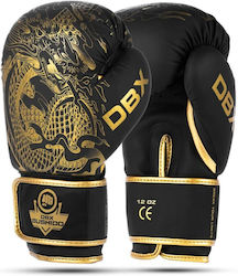 DBX Bushido Boxhandschuhe aus Synthetikleder für Kampf Gold DBX Bushido Boxhandschuhe aus Synthetikleder für Kampf Gold