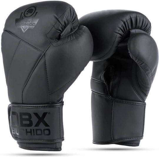 DBX Bushido Γάντια Πυγμαχίας για Αγώνα Μαύρα