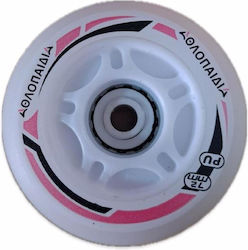 3k Rollerzubehör Led Rollers 1084 Rosa Rosa Größe 72mm