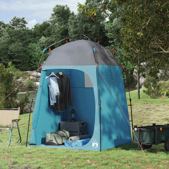 vidaXL Summer Camping Tent Toilet Blue 160x160x227cm
