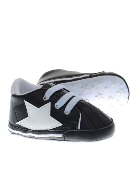 Ellepi Βρεφικά Sneakers Αγκαλιάς Μαύρα Ellepi Βρεφικά Sneakers Αγκαλιάς Μαύρα