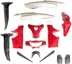 Roc Motorcycle Plastic Set for Modenas Kristar 125 Red 14pcs Roc Motorcycle Plastic Set for Modenas Kristar 125 Red 14pcs