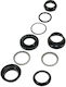 Bicycle Fork Cups Mtb 1-1/8” Threaded Black