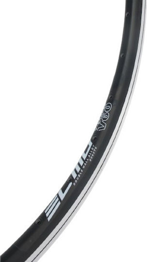 Elmo Aluminum Bicycle Rim 26” Double Wall 36 Holes Black