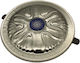 Pipe End Cap Wall Silver Diameter 120 Stove